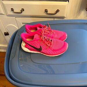 Pink Nike Running Shoes